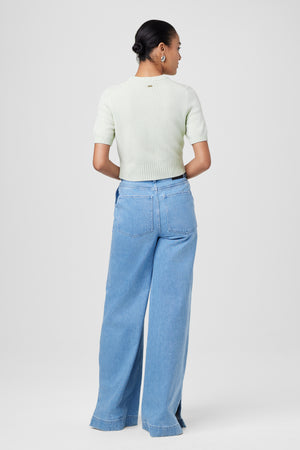 Eileen Wide Leg Denim Pants - Toccin