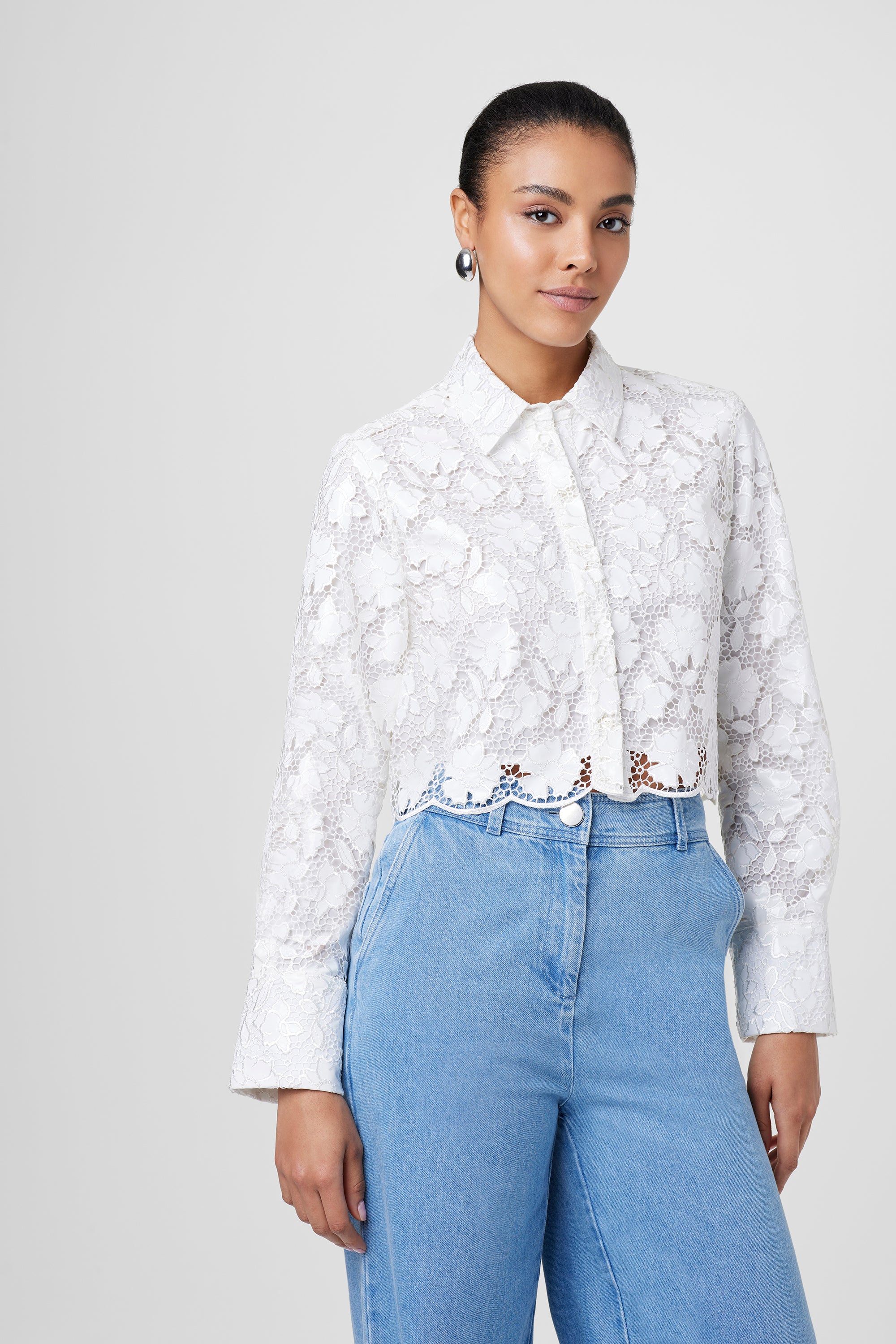 Beatrix Textured Lace Shirt - Toccin