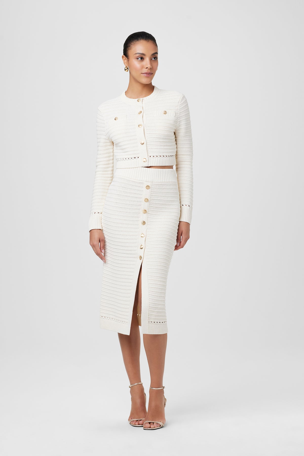 Tani Knit Pencil Skirt - Toccin