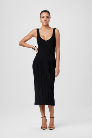 Joely V-Neck Midi Dress