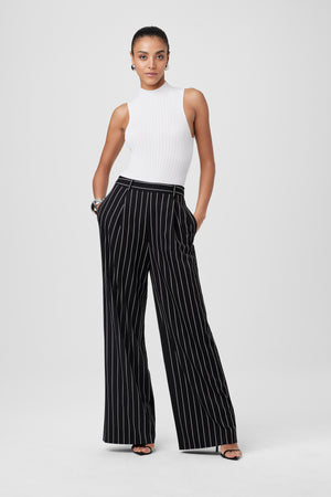 Hailey Pinstripe Trouser - Toccin