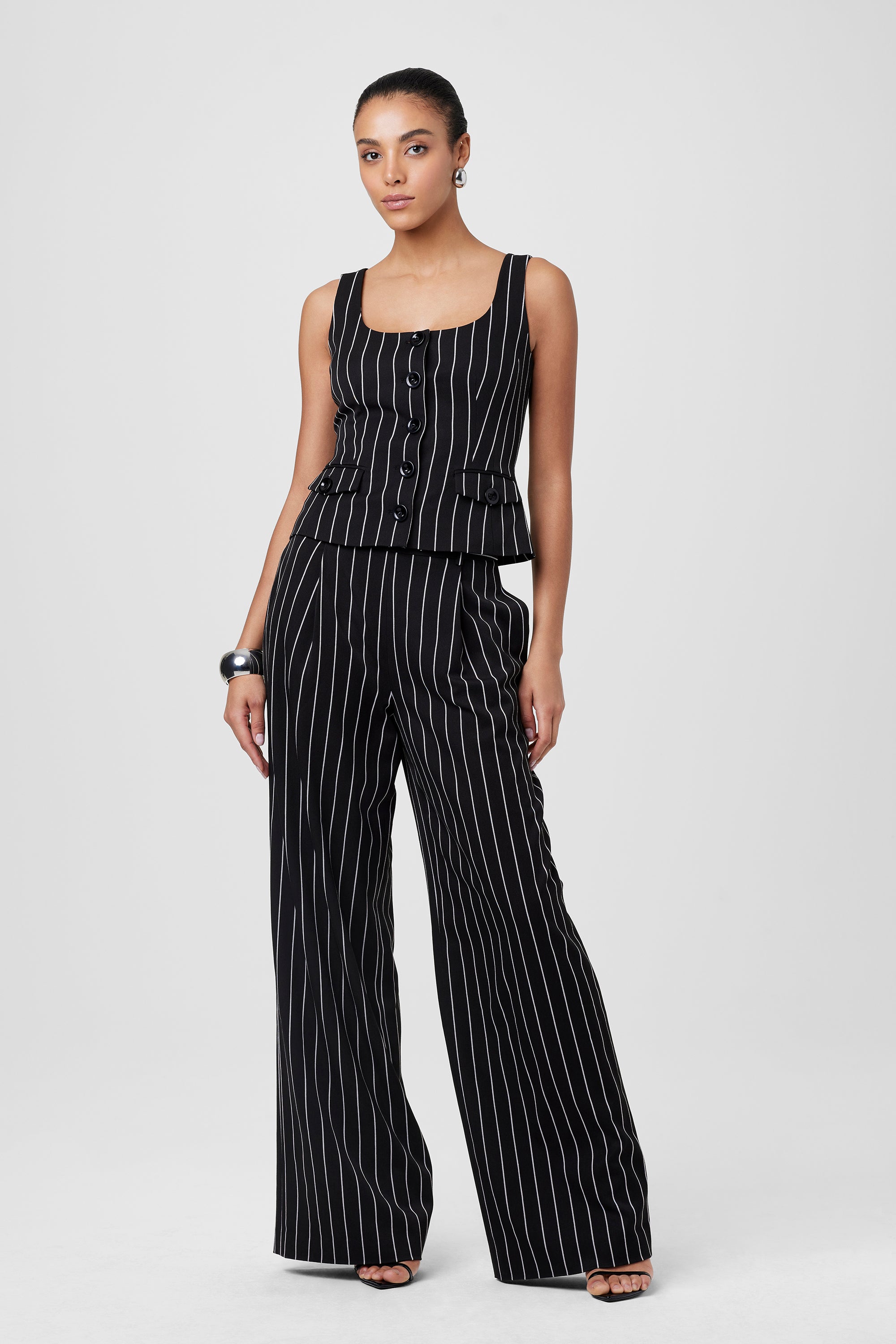 Hailey Pinstripe Trouser