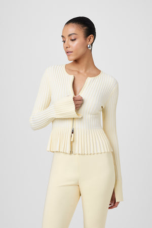 Priscilla Zip Front Cardigan - Toccin