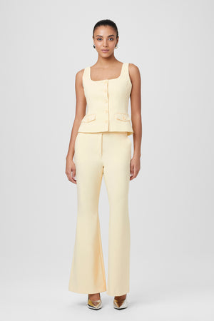 Gaia Butter High Waisted Flared Pants - Toccin