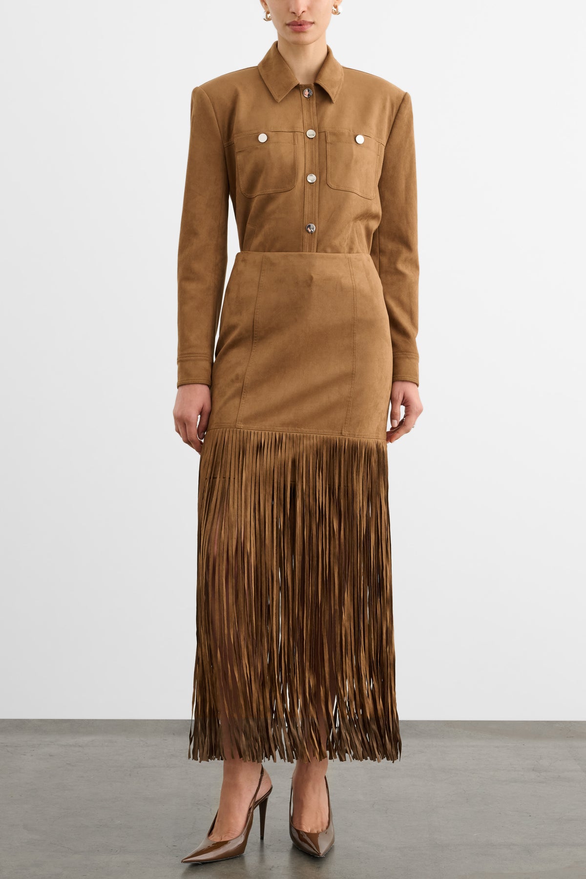 SOREN MINI SKIRT WITH FRINGE