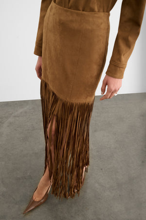 SOREN MINI SKIRT WITH FRINGE