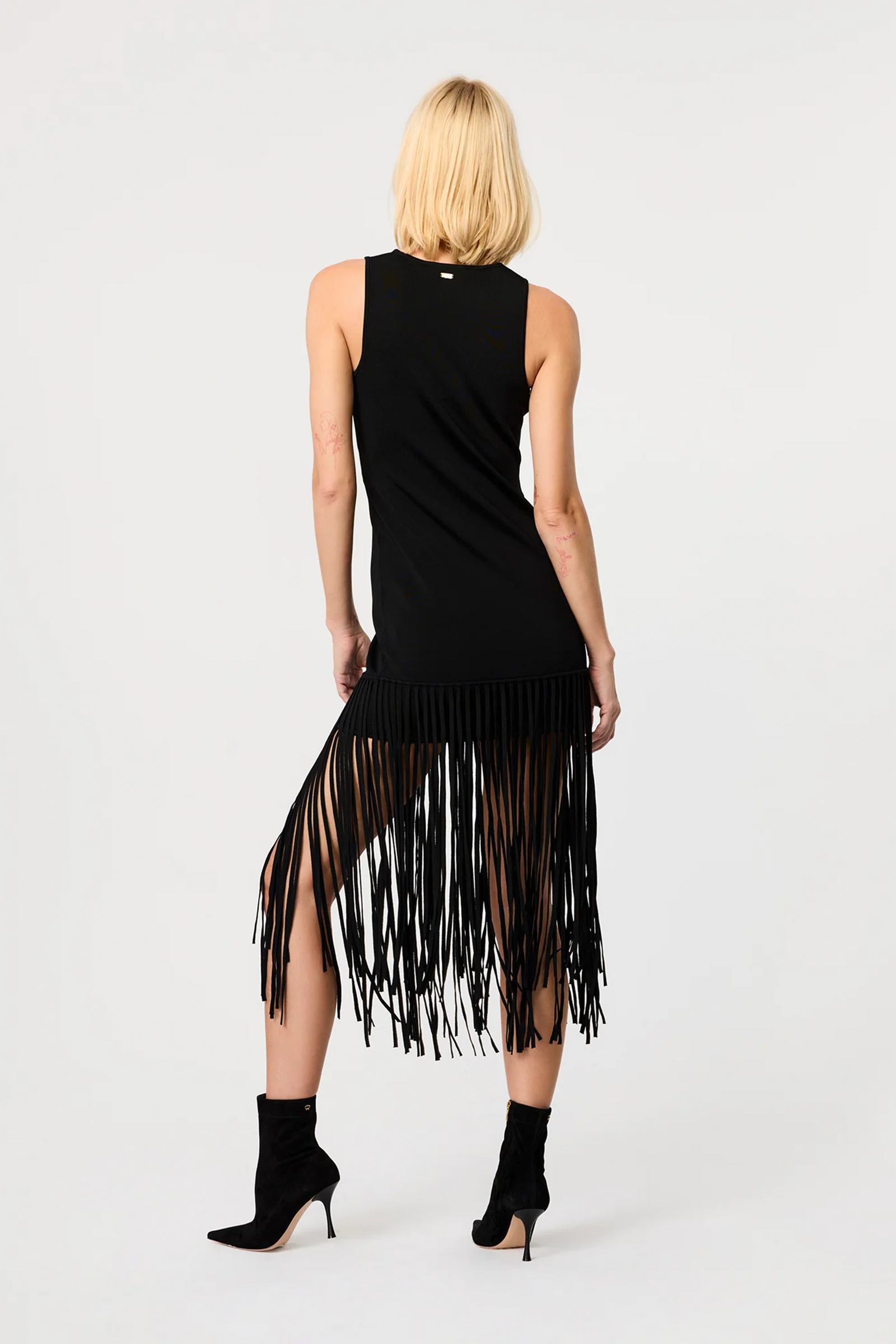 Margaux Sleeveless Fringe Dress - Toccin