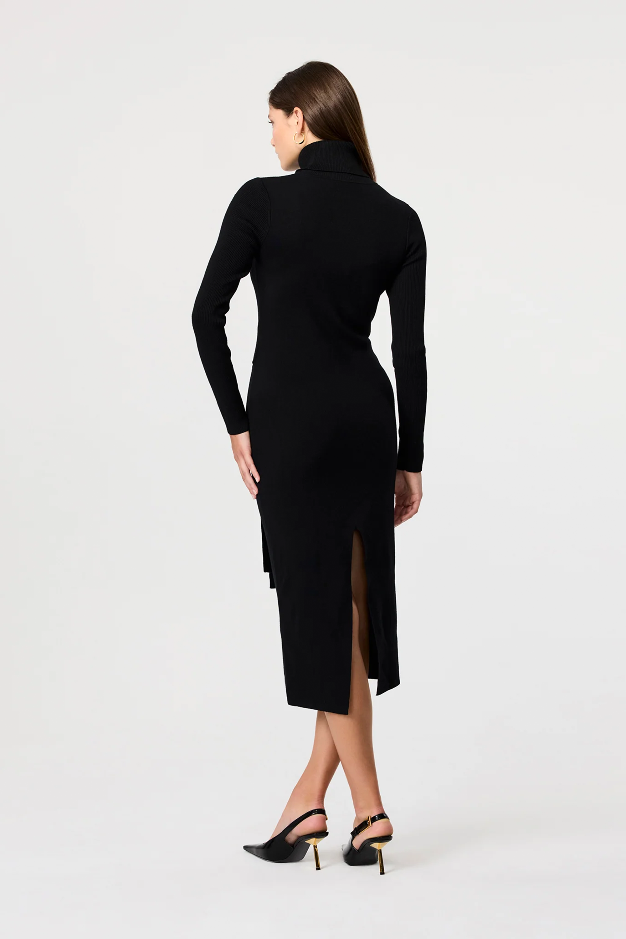 Toccin Women's Logan Sweater Dress - Black - Size L - Jet Toccin Women's Logan Sweater Dress - Black - Size L - Jet