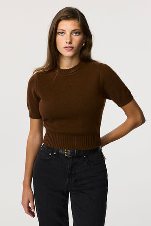 Elsie Short Sleeve Pull Over Sweater