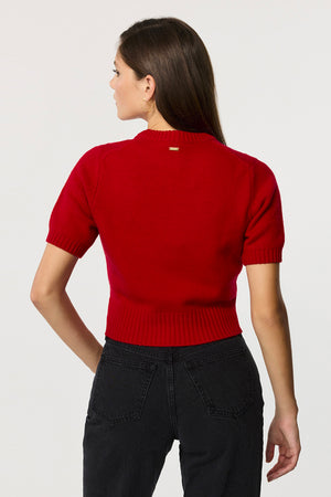 Elsie Short Sleeve Pull Over Sweater