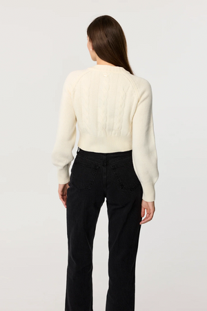 Rita Cashmere Cropped Cardigan - Toccin