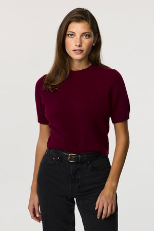 Elsie Short Sleeve Pull Over Sweater