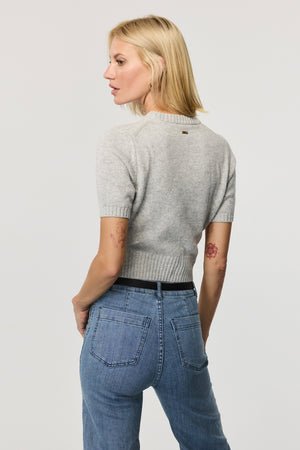 Elsie Short Sleeve Pull Over Sweater - Toccin