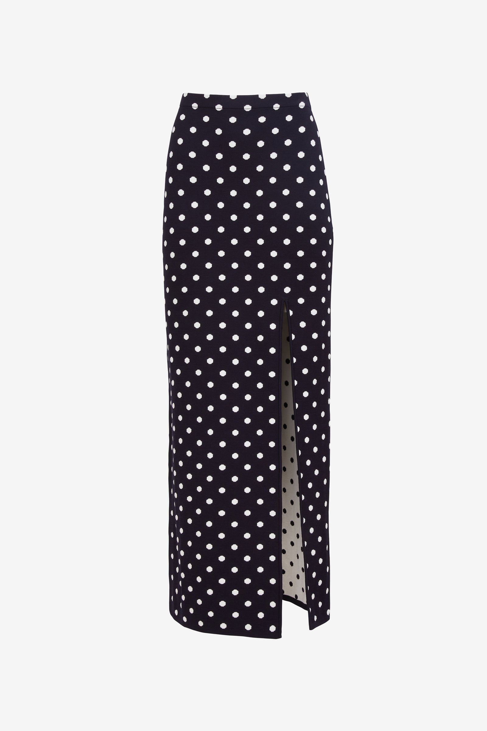 CORALIE PULL ON MIDI SKIRT WITH SLIT - POS - Toccin