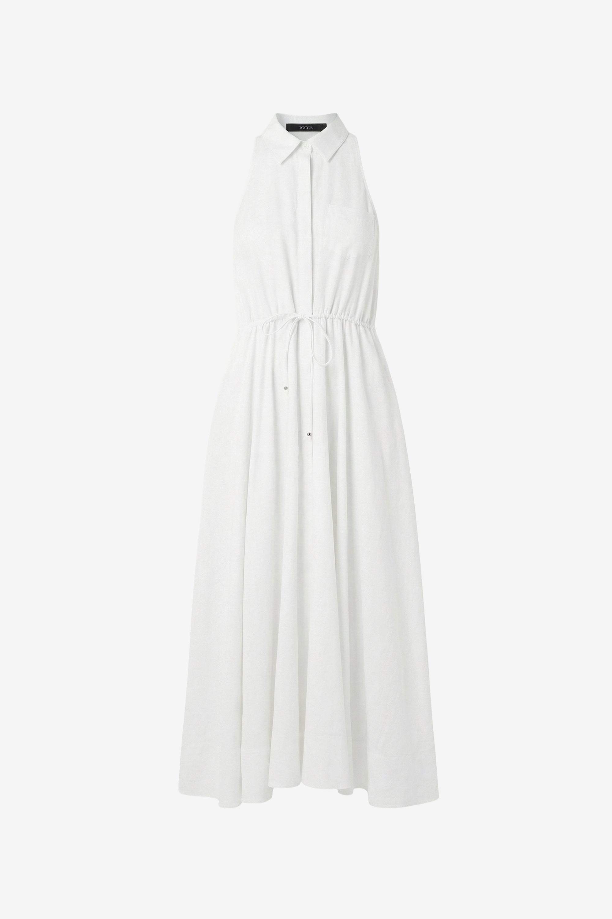 TIANA SLEEVELESS SHIRT DRESS