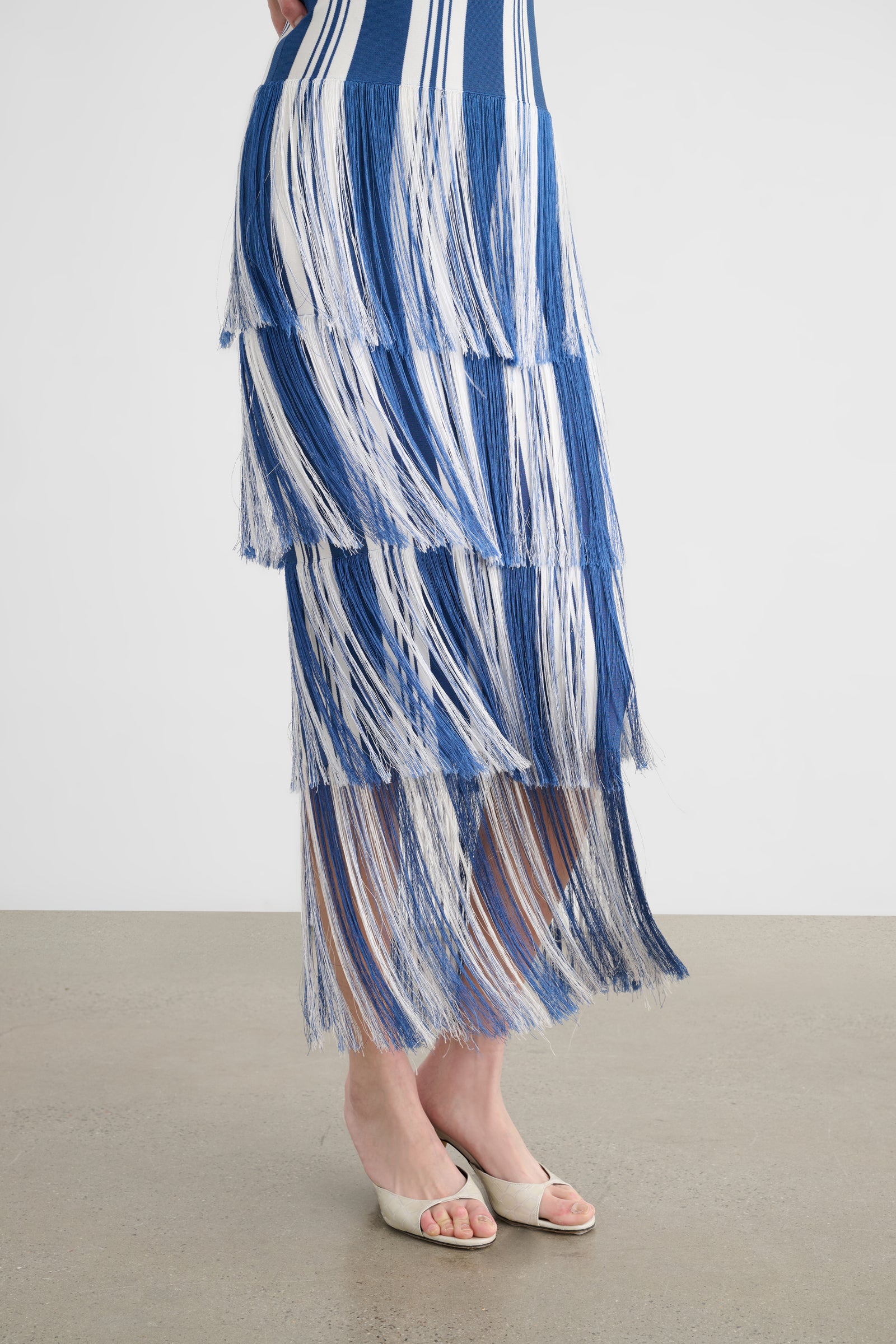 LEO MIDI DRESS WITH FRINGE