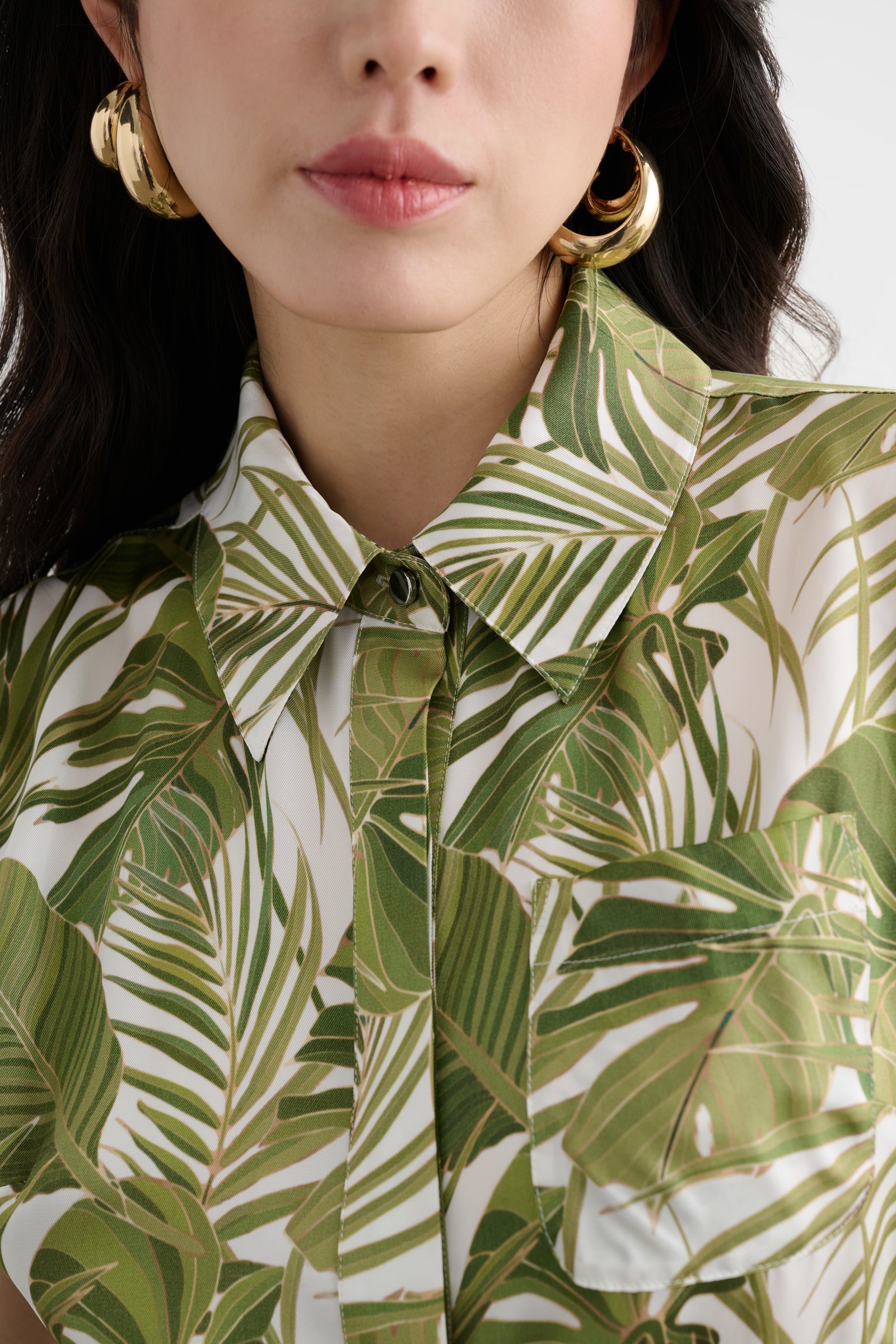 SERENA ROLLED SLEEVE SHIRT DRESS
