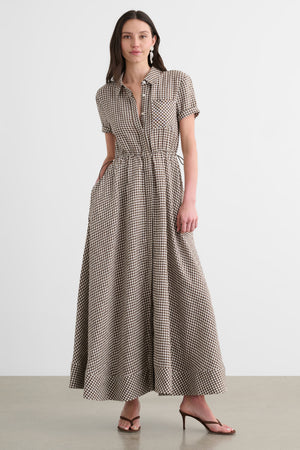 MAGGIE SHORT SLEEVE SHIRT DRESS