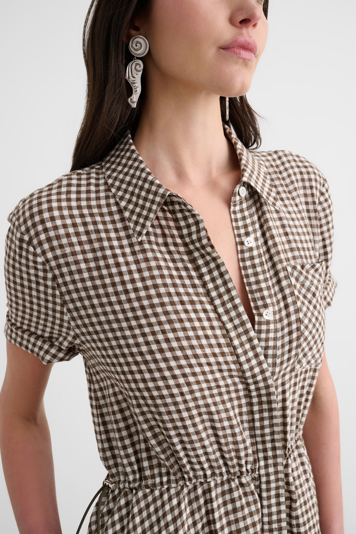 MAGGIE SHORT SLEEVE SHIRT DRESS