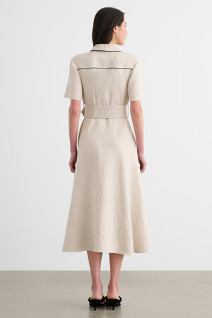JEAN SHORT SLEEVE SHIRT DRESS