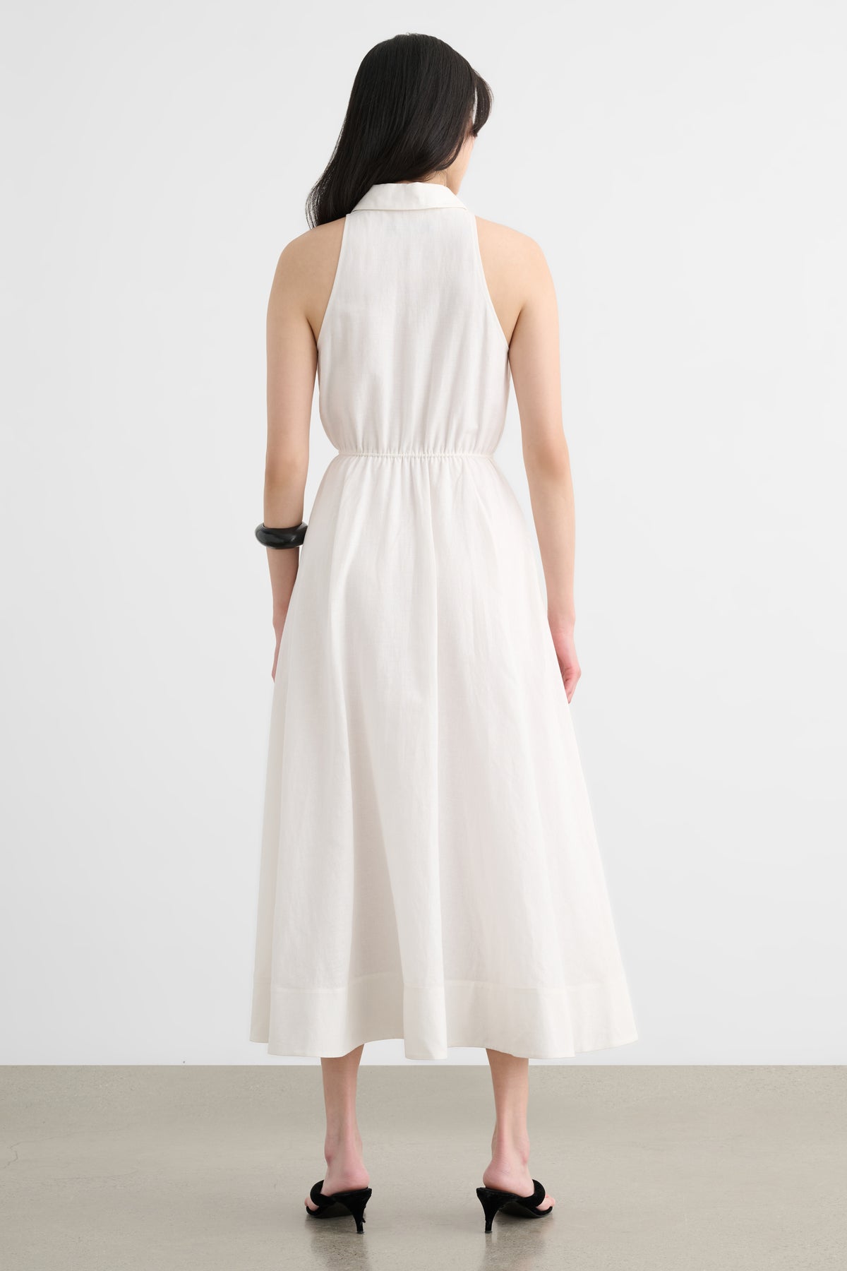 TIANA SLEEVELESS SHIRT DRESS - Toccin