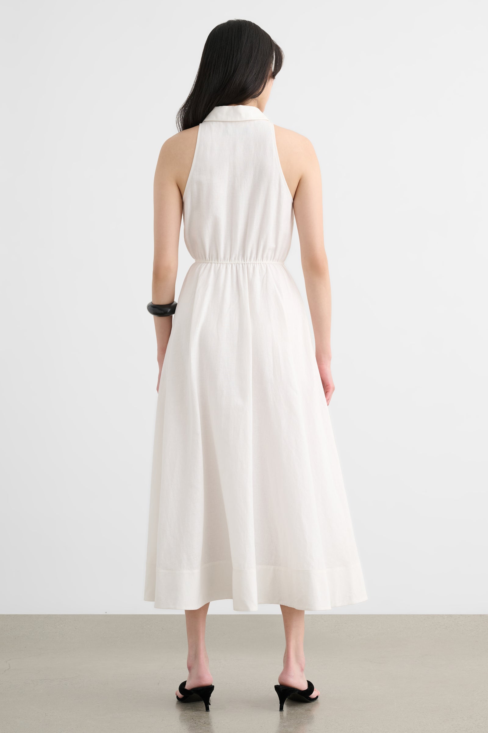 TIANA SLEEVELESS SHIRT DRESS - Toccin