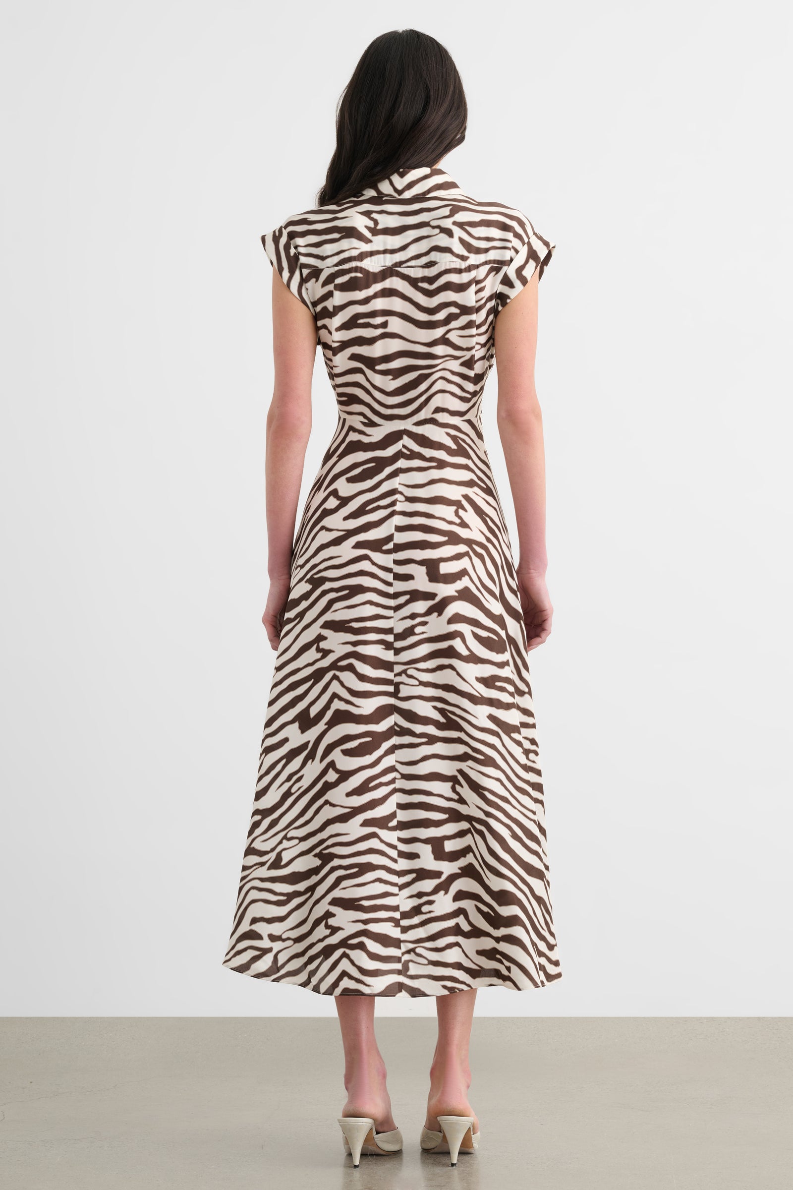 SERENA ROLLED SLEEVE SHIRT DRESS