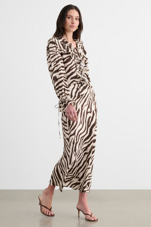 VIV BIAS MAXI SKIRT - Toccin