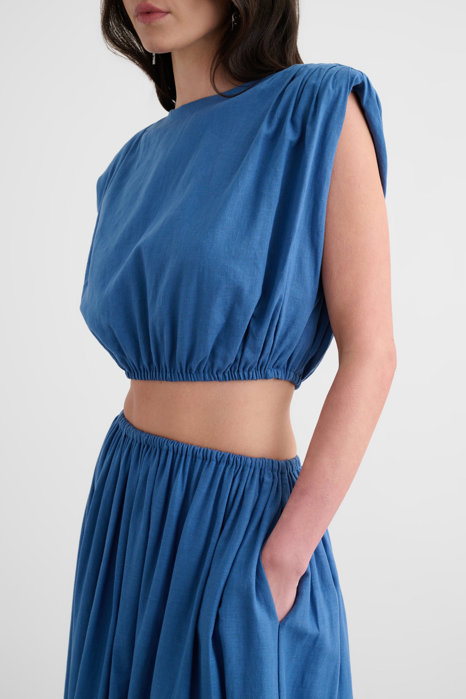SIRELLE STRONG SHOULDER TOP - Toccin