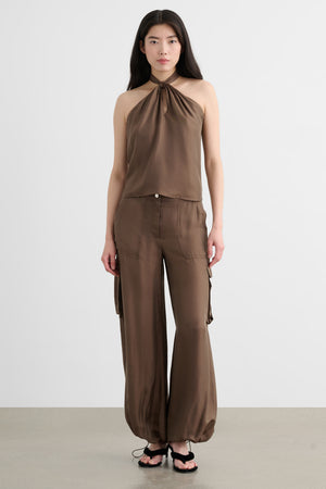 JAMES MID RISE WIDE LEG CARGO PANT - Toccin