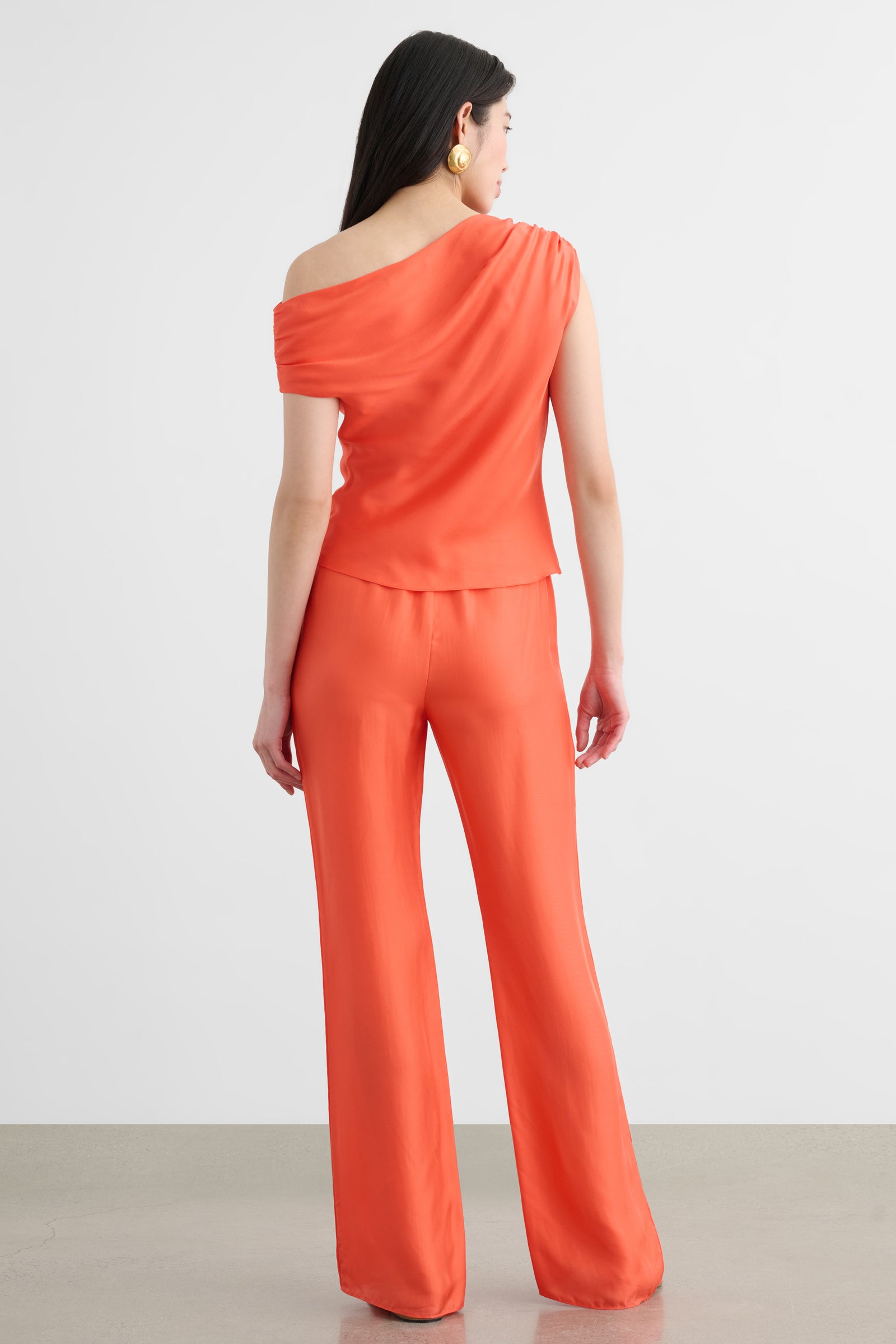 NELA DRAWSTRING FLARED PULL-ON PANT - Toccin