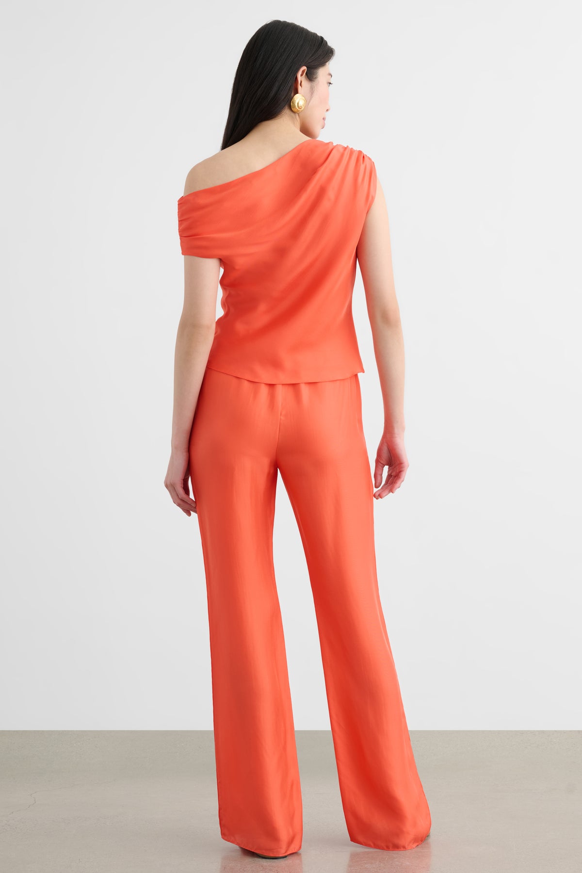 VEDA OFF THE SHOULDER DRAPED TOP