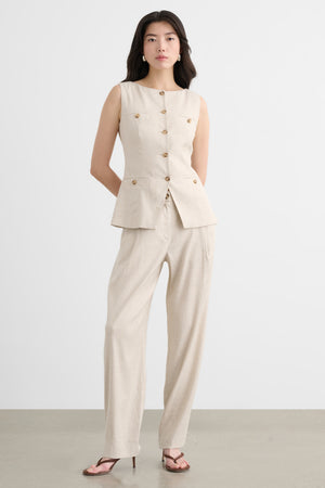 AMRA BOAT NECK VEST