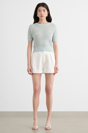 MERRYN SHORT SLEEVE SWEATER - Toccin
