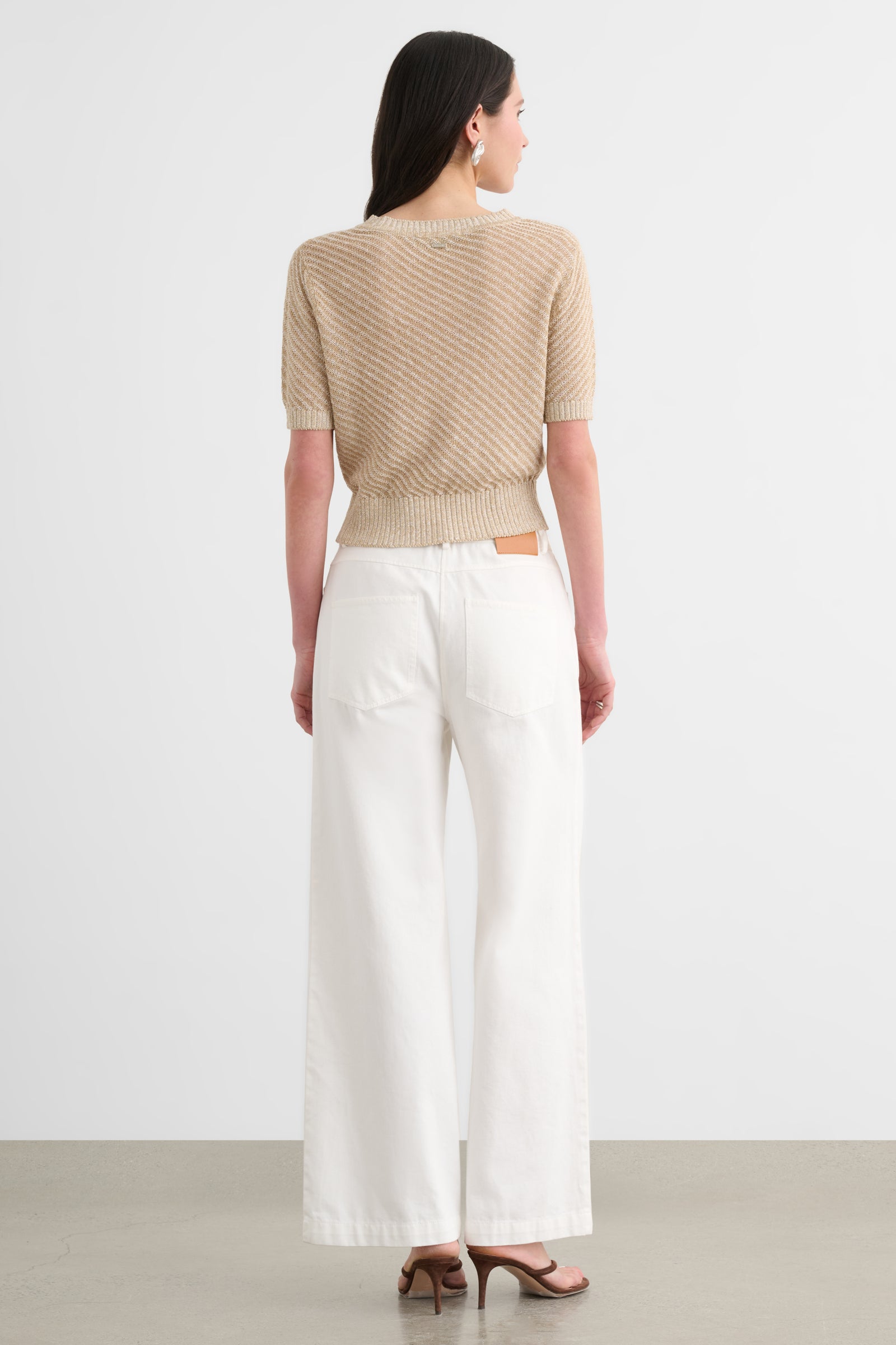 MERRYN SHORT SLEEVE SWEATER - Toccin