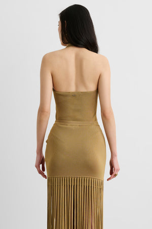 KAYLEIGH HALTER BODYSUIT - Toccin