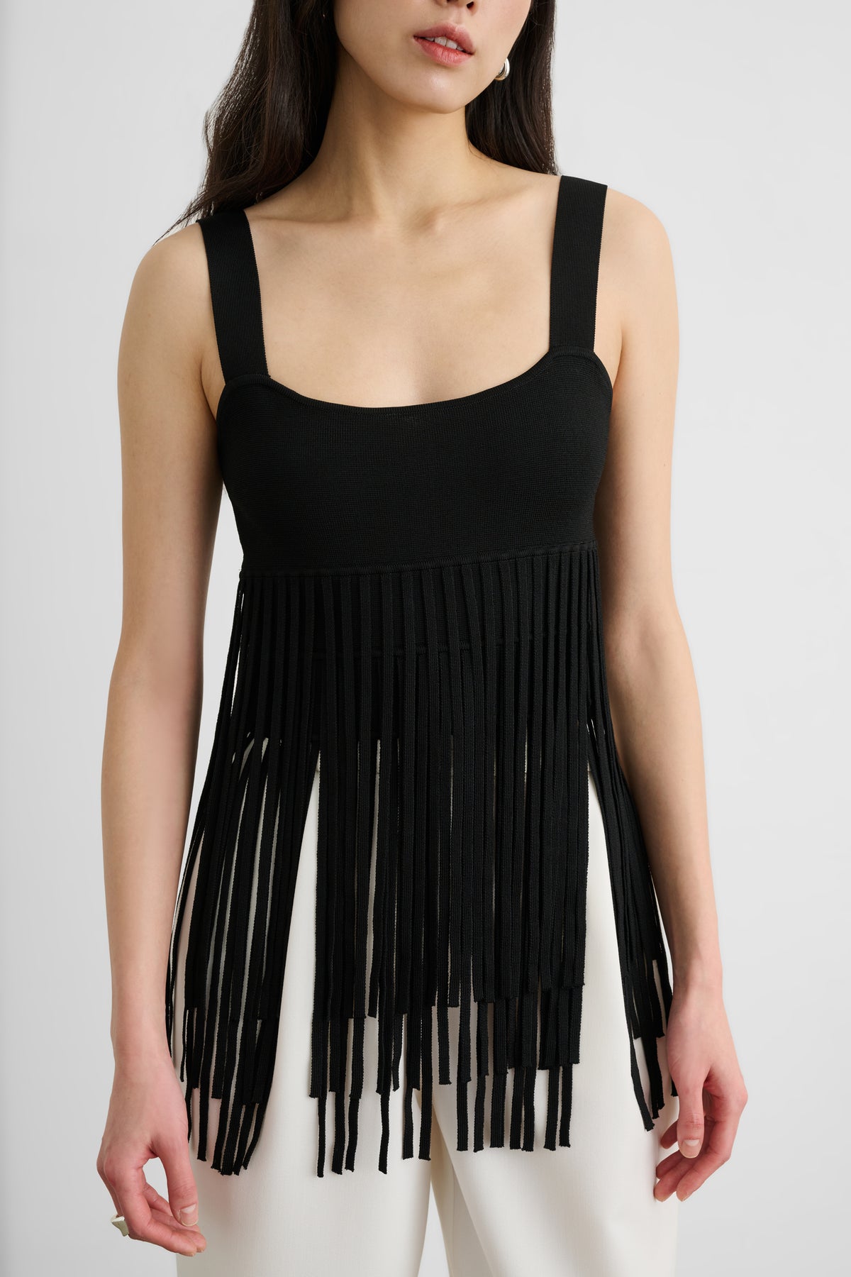AMARIS TANK TOP WITH FRINGE - Toccin