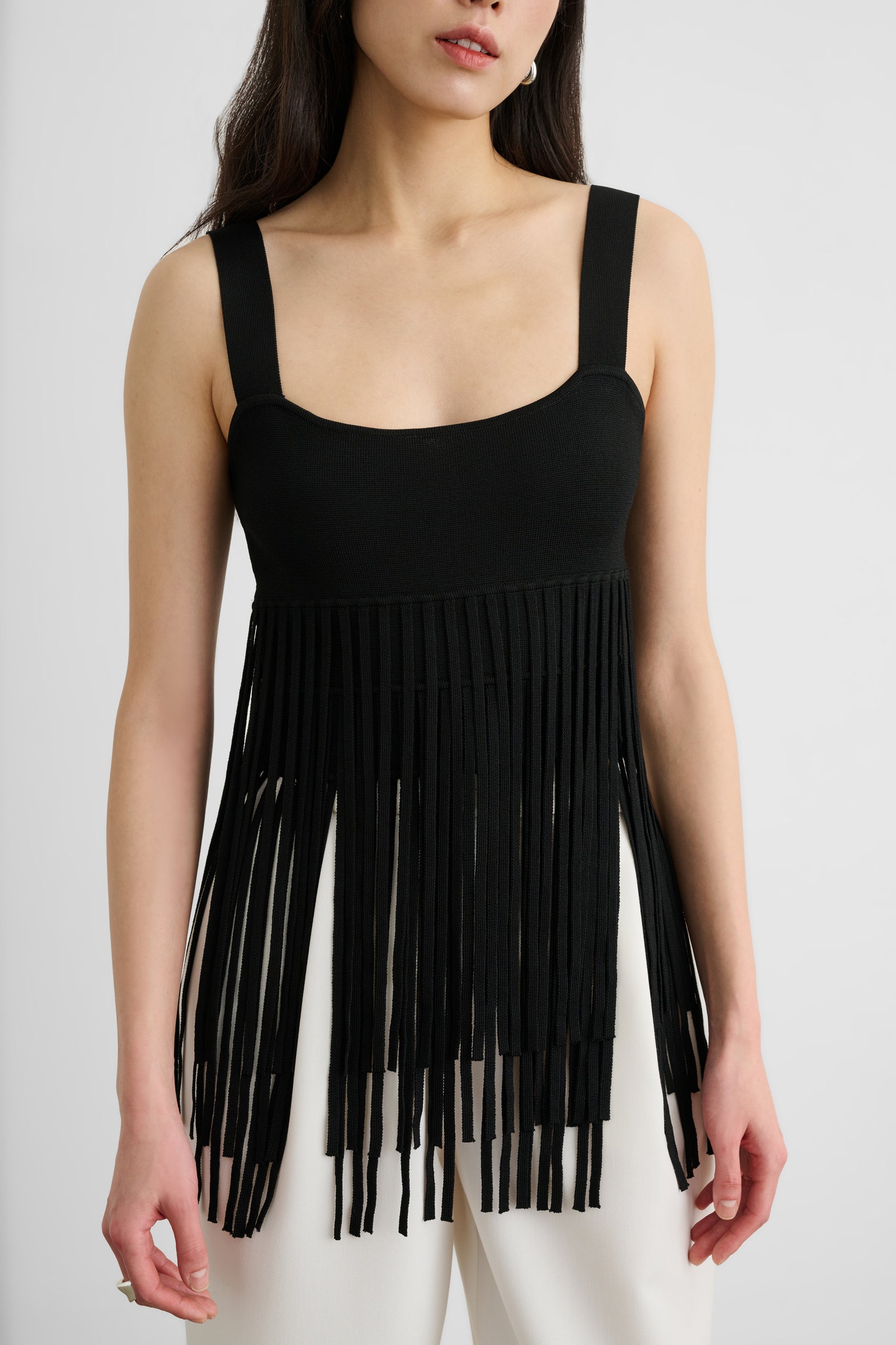 AMARIS TANK TOP WITH FRINGE - Toccin