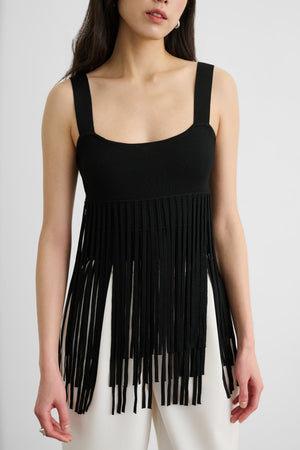 AMARIS TANK TOP WITH FRINGE - Toccin