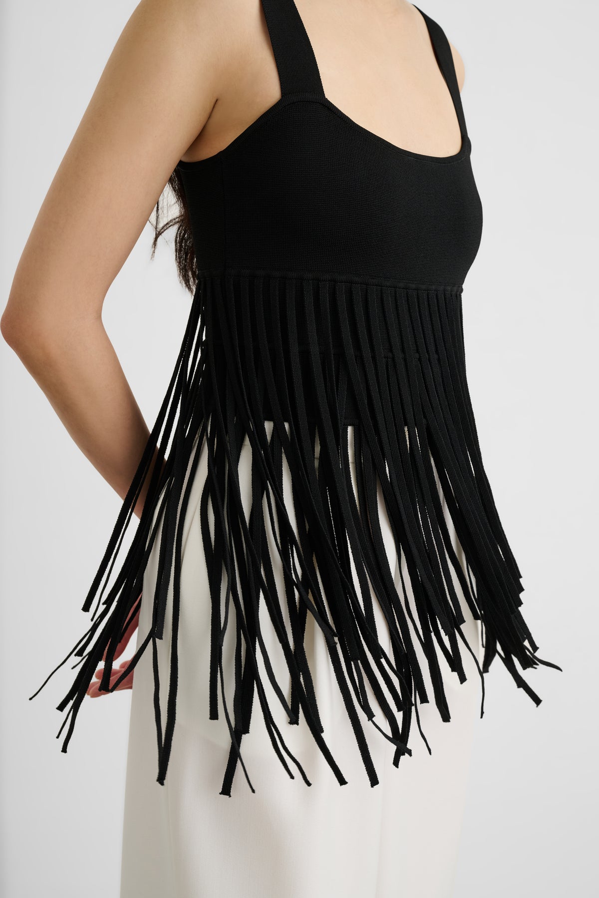 AMARIS TANK TOP WITH FRINGE - Toccin
