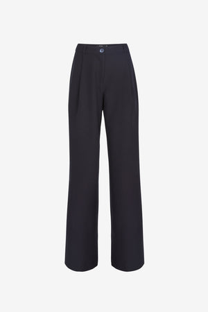 SOLARA PLEATED WIDE LEG TROUSER - Toccin