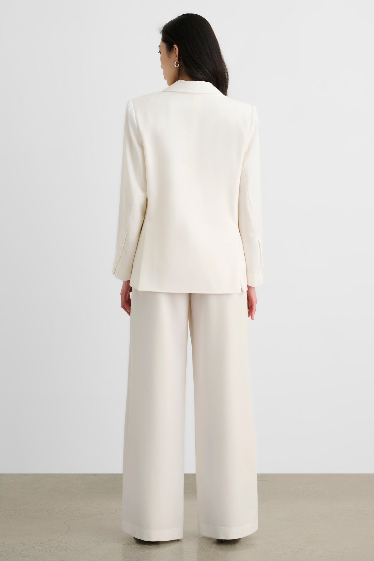 SOLARA PLEATED WIDE LEG TROUSER - Toccin