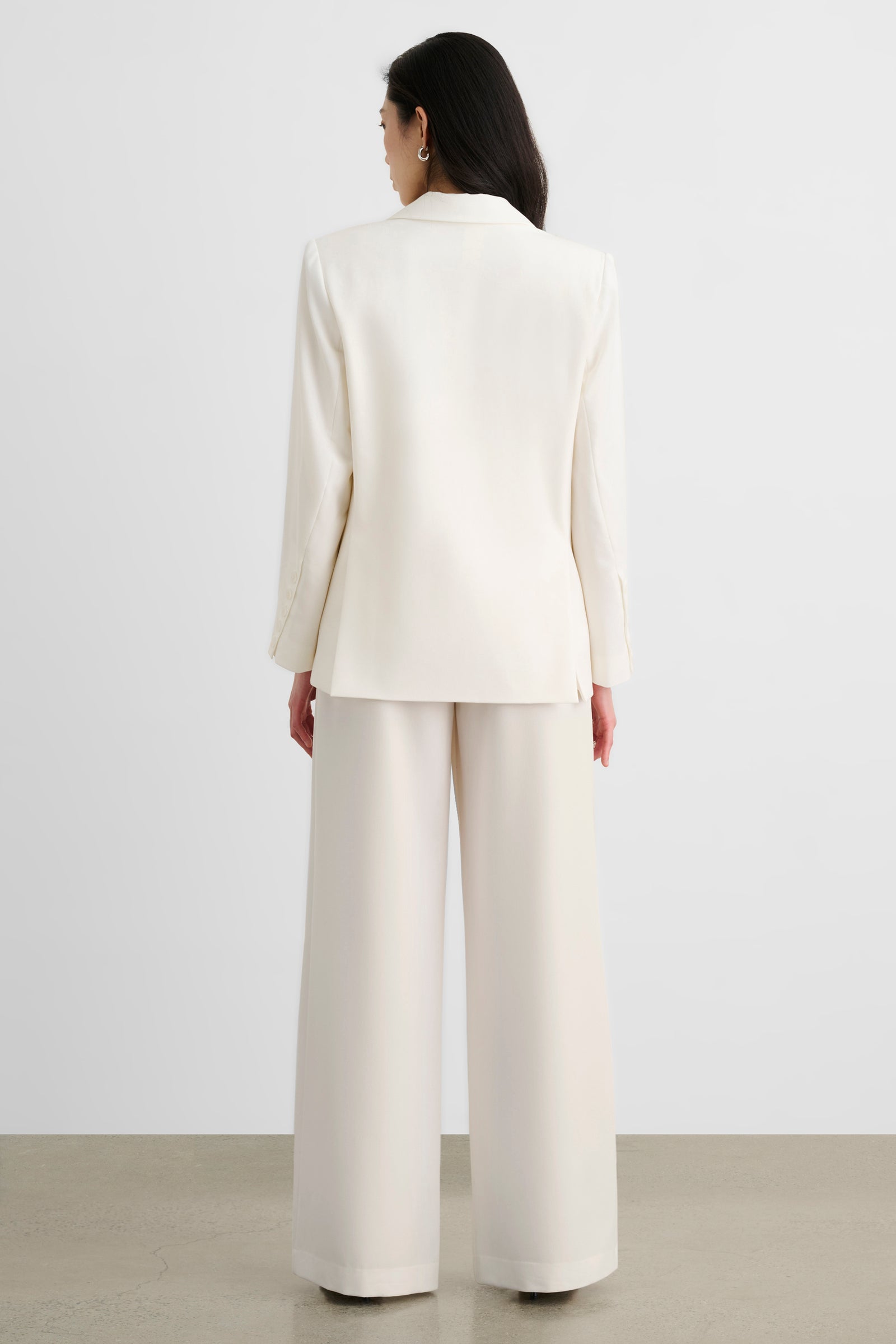 SOLARA PLEATED WIDE LEG TROUSER - Toccin