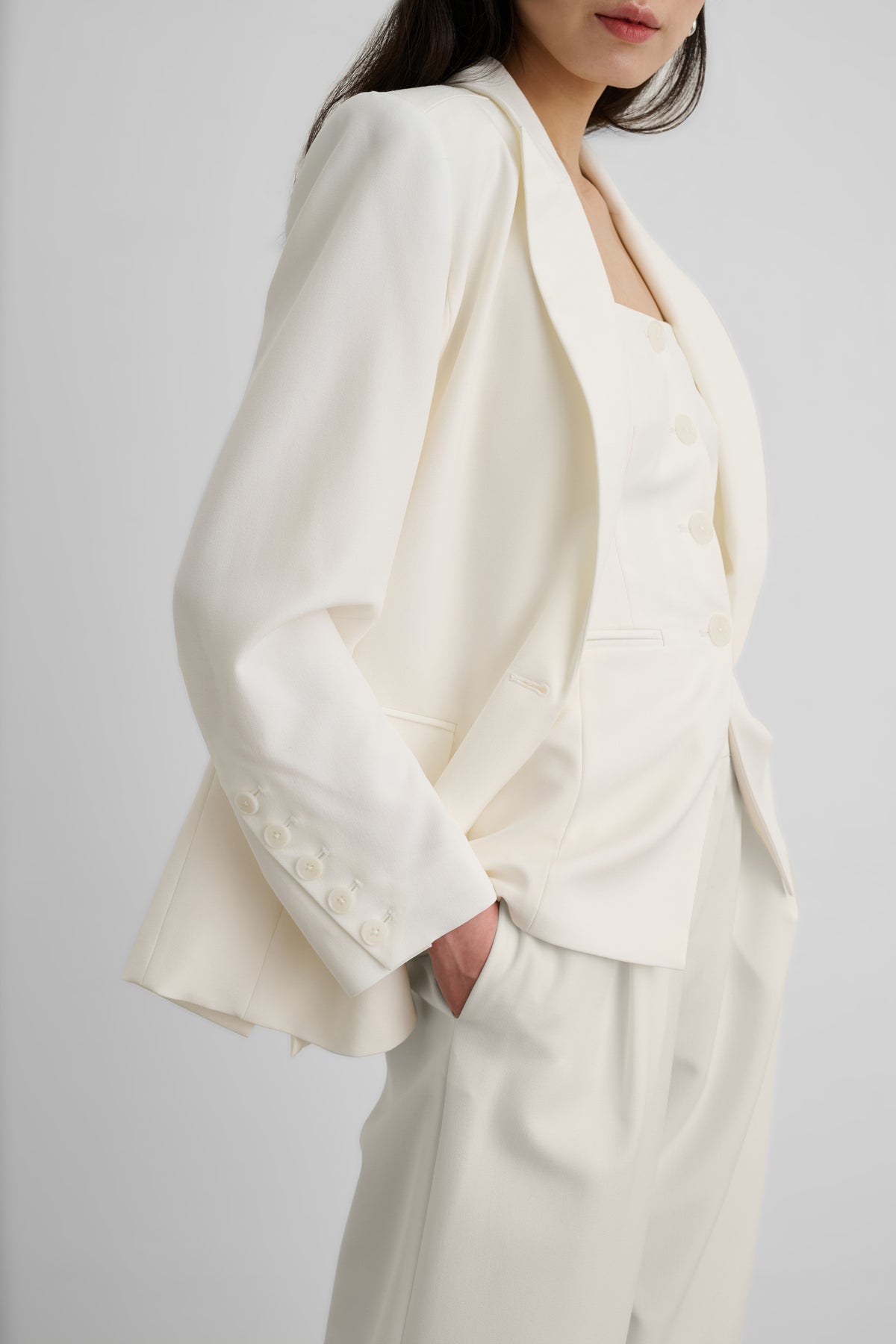 WILLA BOYFRIEND BLAZER - Toccin