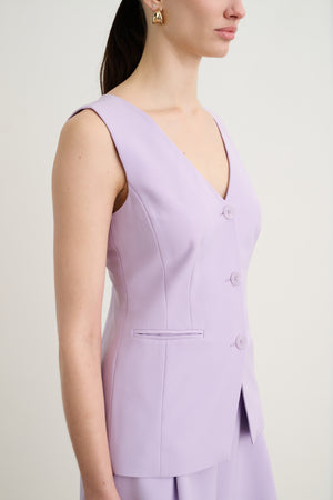 TIBBIE THREE-BUTTON VEST - Toccin