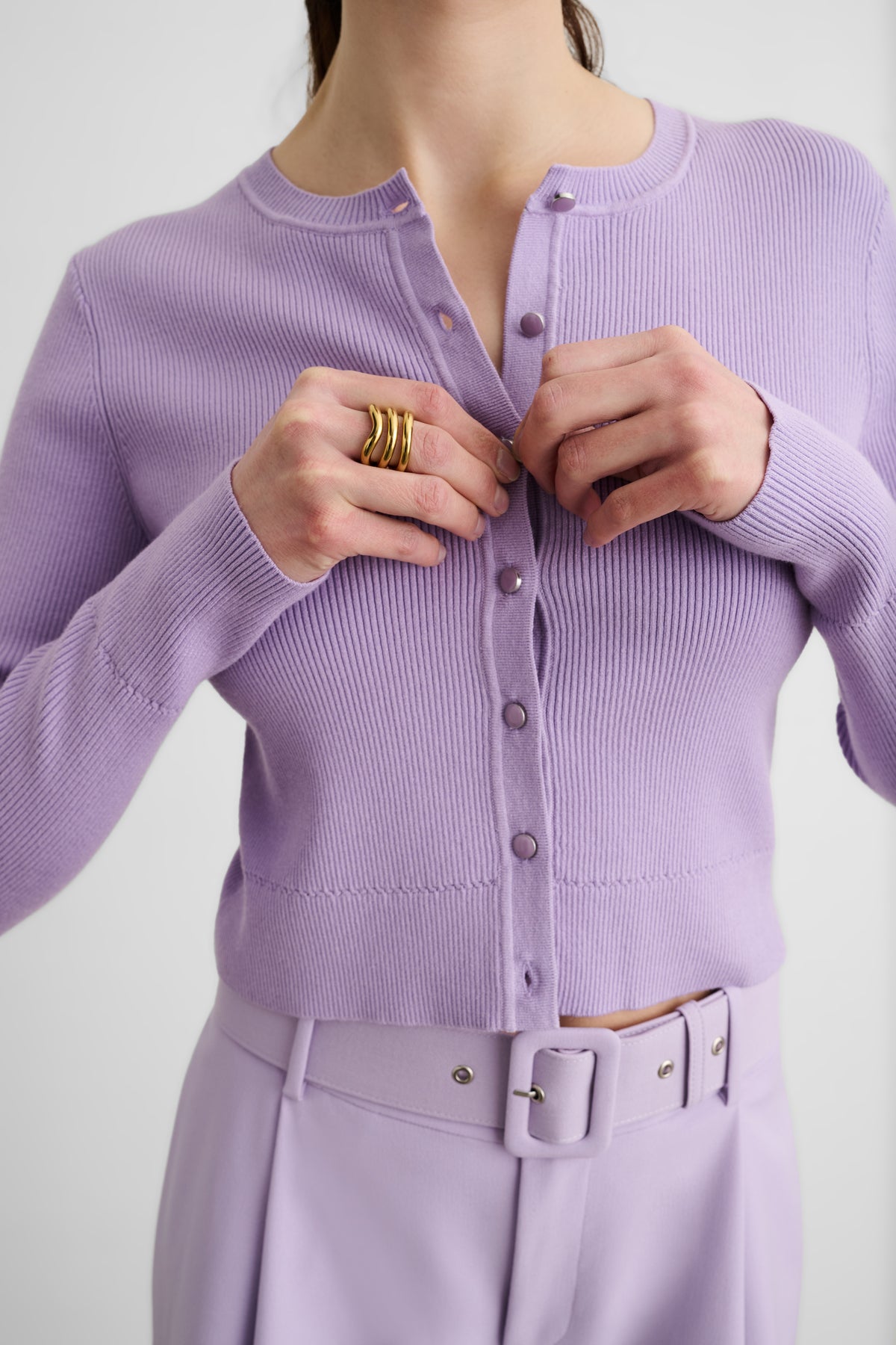 ZOE CLASSIC CROPPED CARDIGAN - Toccin