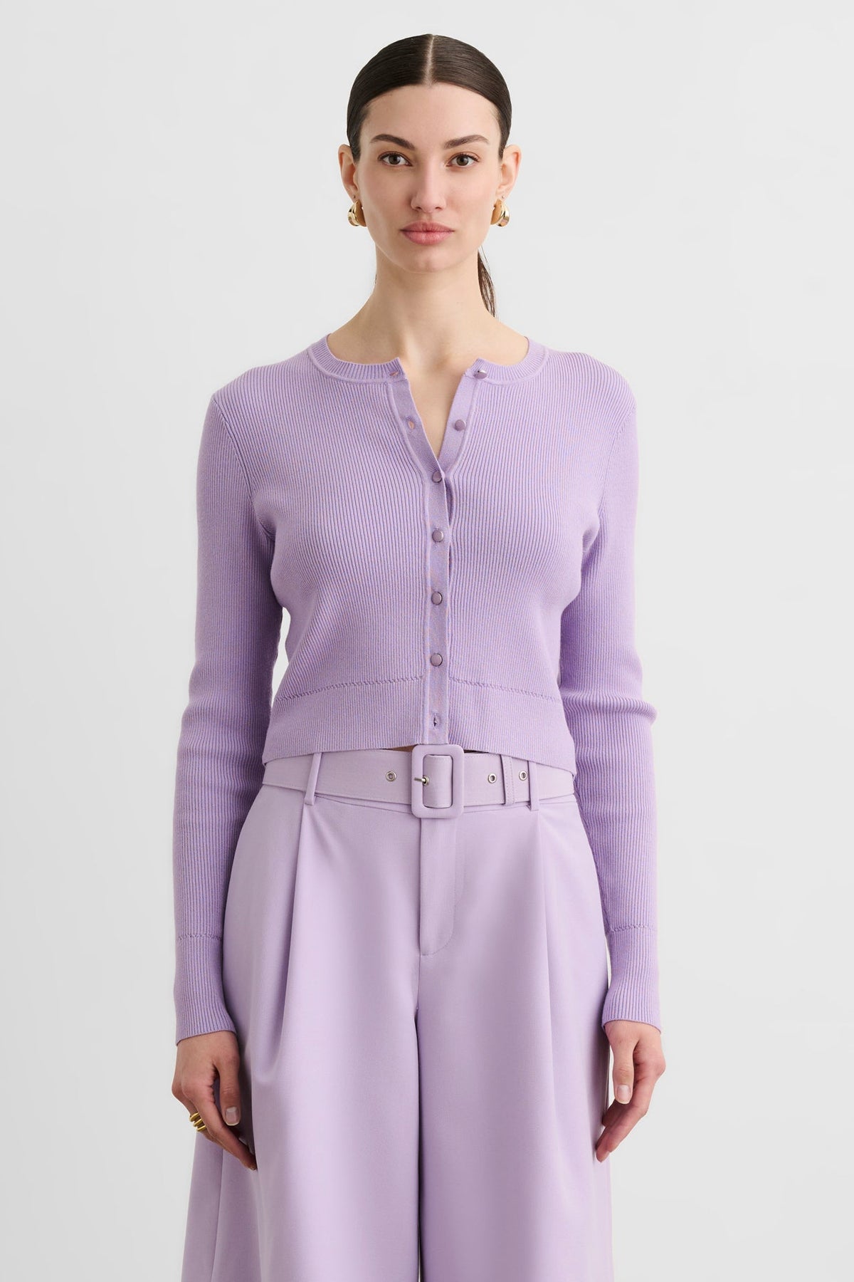 ZOE CLASSIC CROPPED CARDIGAN