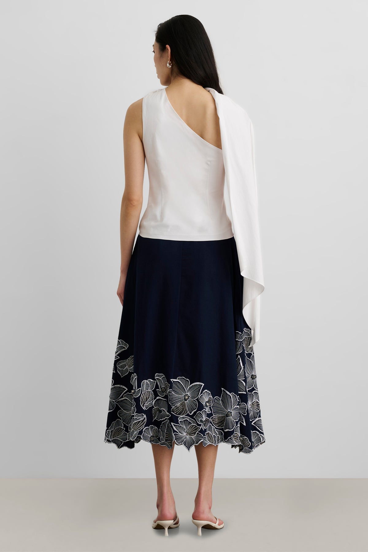 STACY MIDI SKIRT - Toccin