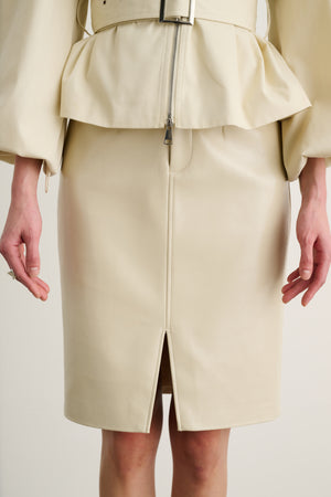 NOELLE KNEE LENGTH PENCIL SKIRT - Toccin