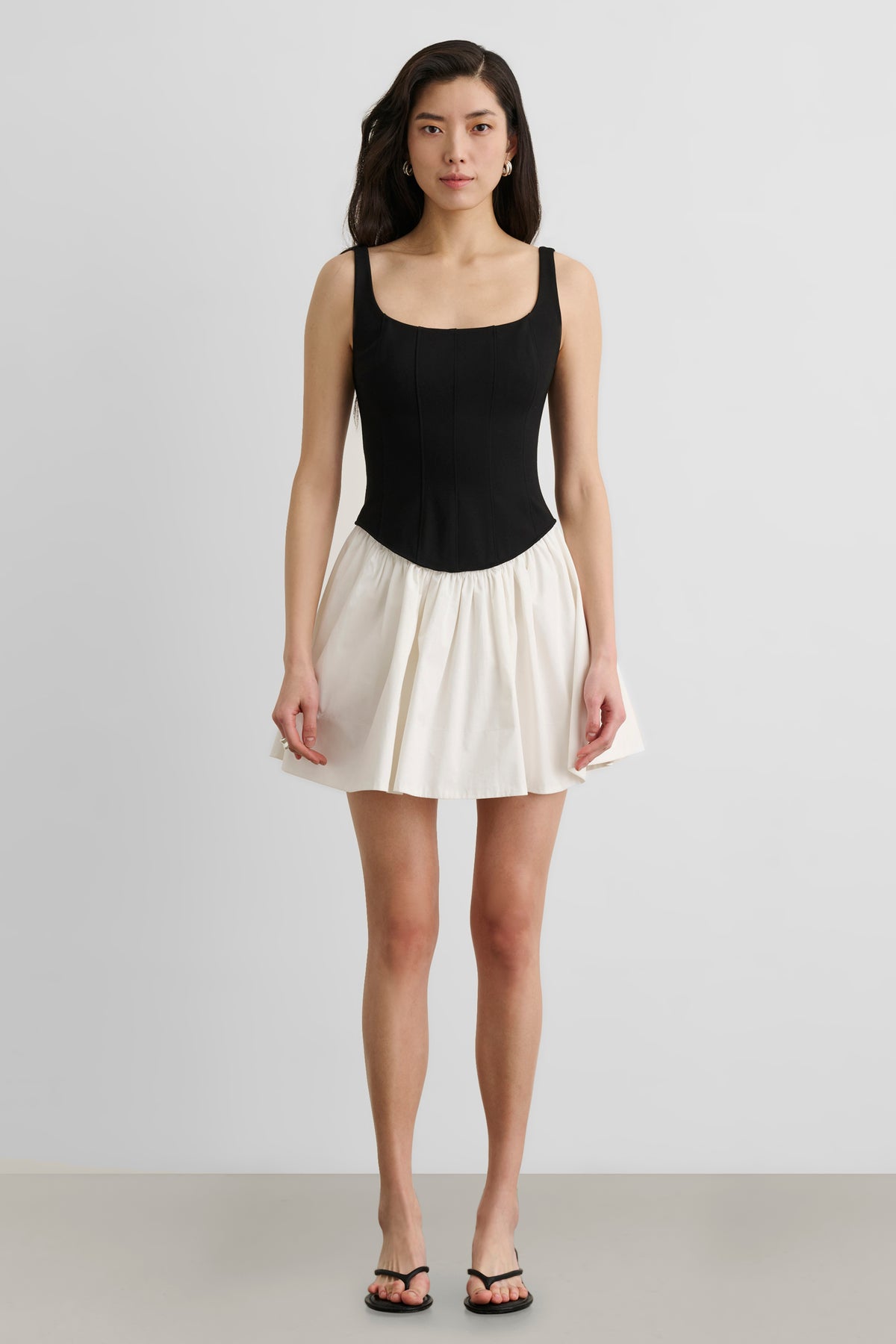 Felicie Drop Waist Corset Mini Dress | Toccin